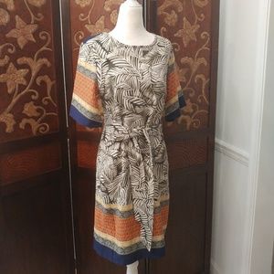 Kate & Lilly Print Dress - Size Misses 8